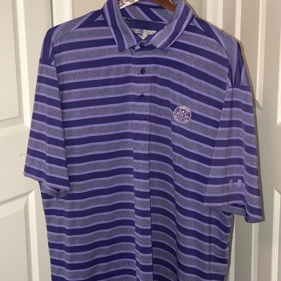 UNDER ARMOUR GOLF heat gear golf shirt xxl - Picture 2 of 6